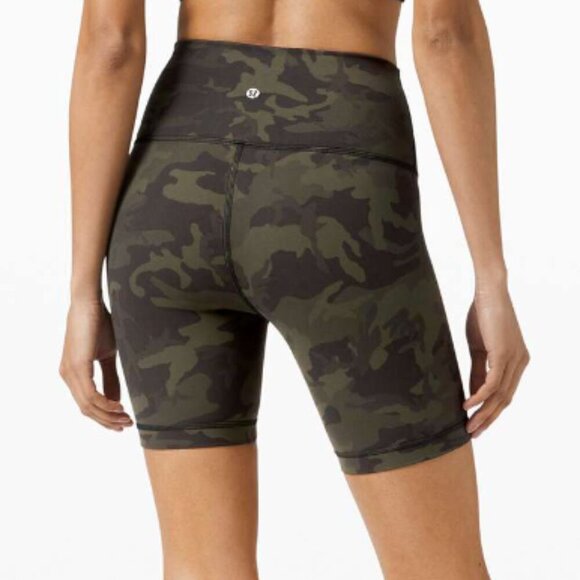 lululemon athletica Pants - lululemon camo wunder train high-rise short 6”